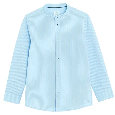 Cool Club, Koszula chłopięca z długim rękawem, regular, niebieska