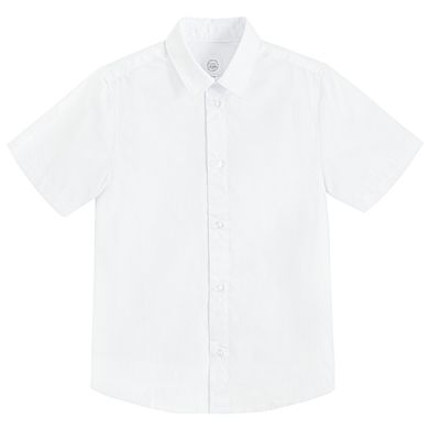 Cool Club, Koszula chłopięca z krótkim rękawem, biała