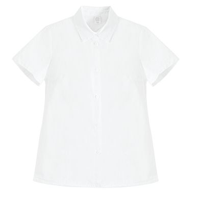 Cool Club, Koszula dziewczęca z krótkim rękawem, biała