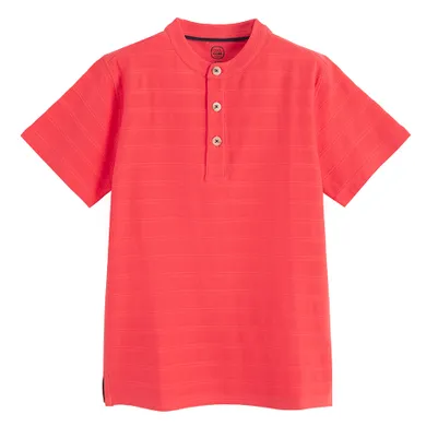 Cool Club, Koszulka polo chłopięca z krótkim rękawem, czerwona