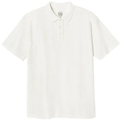 Cool Club, Koszulka polo chłopięca z krótkim rękawem, oversize, ecru
