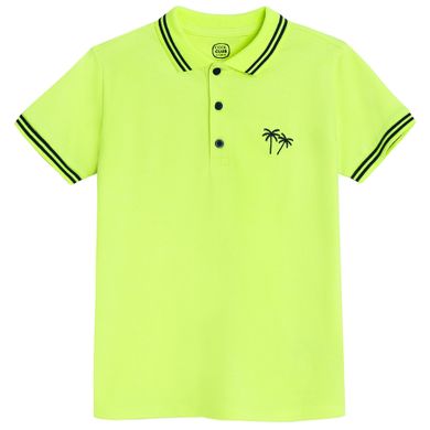 Cool Club, Koszulka polo chłopięca z krótkim rękawem, żółta