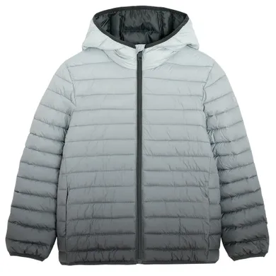 Cool Club, Kurtka chłopięca z kapturem, szara