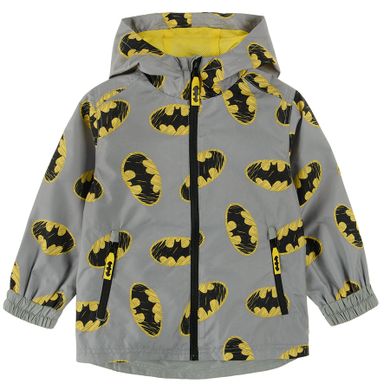 Cool Club, Kurtka chłopięca z kapturem, szara, Batman