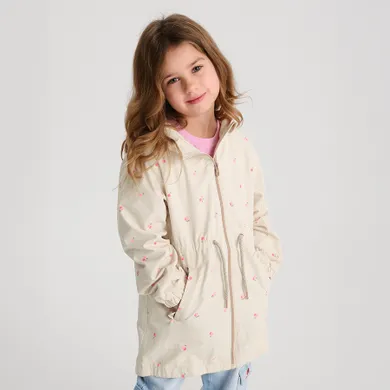 Cool Club, Kurtka dziewczęca z kapturem, beżowa