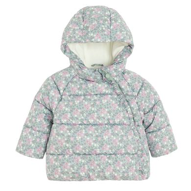 Cool Club, Kurtka dziewczęca z kapturem, ocieplana, miętowa