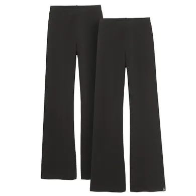Cool Club, Legginsy dziewczęce, flare, czarne, zestaw, 2 szt.