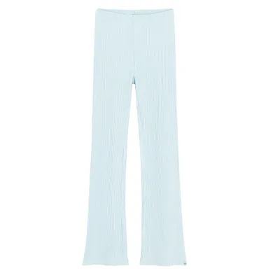 Cool Club, Legginsy dziewczęce, flare, prążkowane, niebieskie