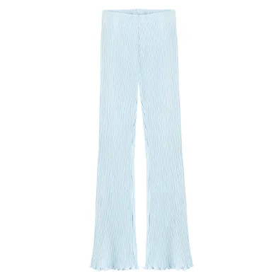 Cool Club, Legginsy dziewczęce, flare, prążkowane, niebieskie