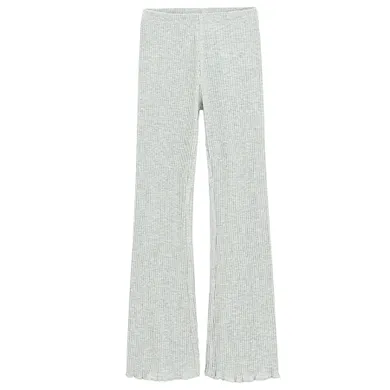 Cool Club, Legginsy dziewczęce, flare, prążkowane, szare