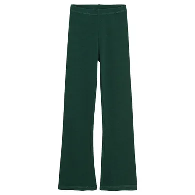 Cool Club, Legginsy dziewczęce, flare, prążkowane, zielone