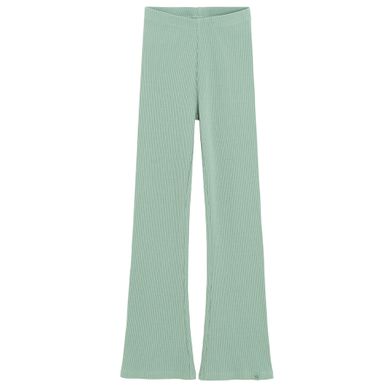 Cool Club, Legginsy dziewczęce, flare, prążkowane, zielone