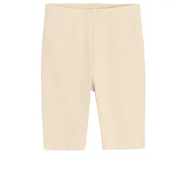 Cool Club, Legginsy dziewczęce, kolarki, prążkowane, beżowe