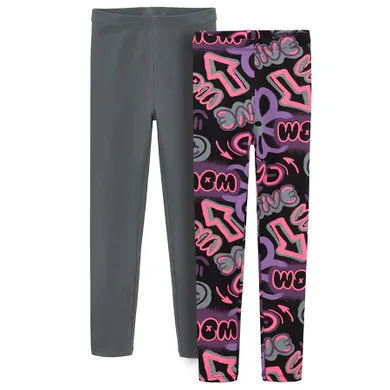 Cool Club, Legginsy dziewczęce, mix, zestaw, 2 szt.
