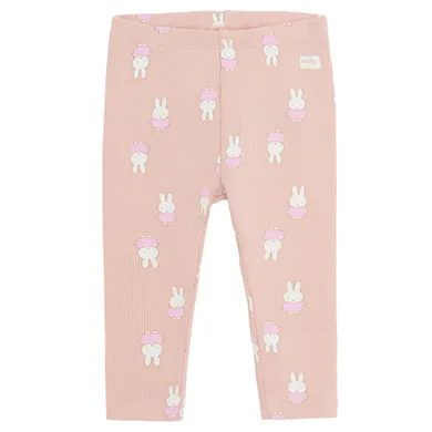 Cool Club, Legginsy dziewczęce, prążkowane, różowe, Miffy