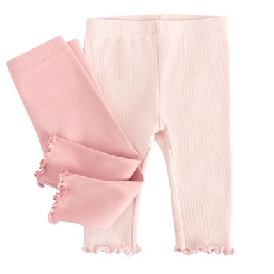Cool Club, Legginsy dziewczęce, prążkowane, różowe, zestaw, 2 szt.