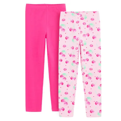 Cool Club, Legginsy dziewczęce, różowe, zestaw, 2 szt.