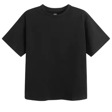 Cool Club, Luźny t-shirt dziewczęcy, czarny