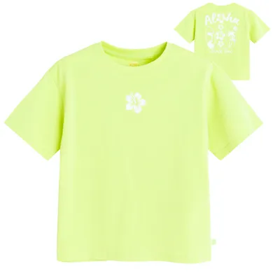 Cool Club, Luźny t-shirt dziewczęcy, zielony