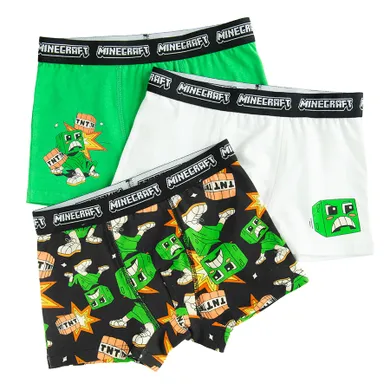 Cool Club, Majtki bokserki chłopięce, mix, Minecraft, zestaw, 3 szt.