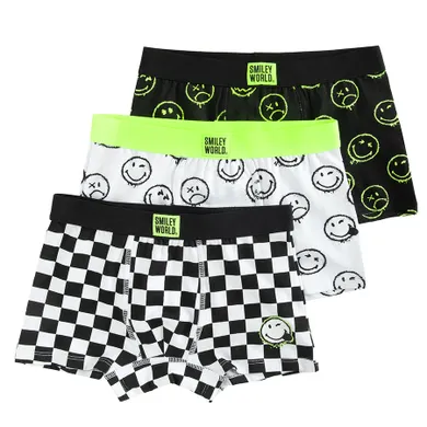 Cool Club, Majtki bokserki chłopięce, mix, SmileyWorld, zestaw, 3 szt.