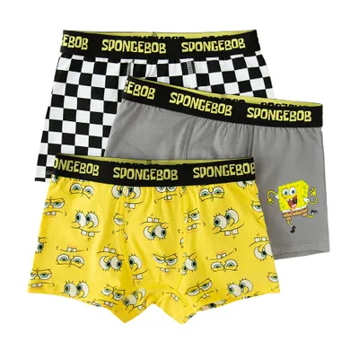 Cool Club, Majtki bokserki chłopięce, mix, SpongeBob, zestaw, 3 szt.