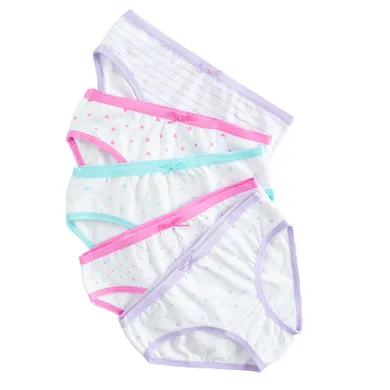 Cool Club, Majtki figi dziewczęce, białe, zestaw, 5 szt.