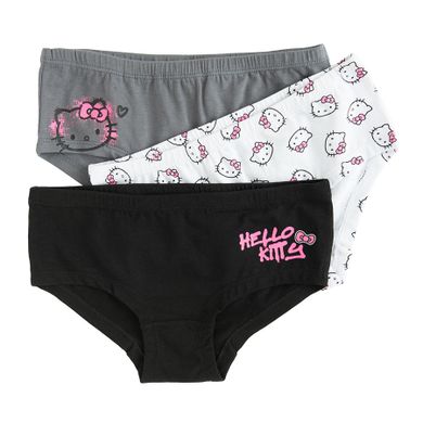 Cool Club, Majtki szorty dziewczęce, mix, Hello Kitty, zestaw, 3 szt.