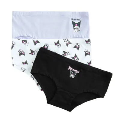 Cool Club, Majtki szorty dziewczęce, mix, zestaw, 3 szt., Kuromi