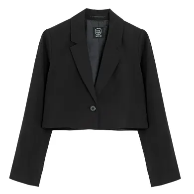 Cool Club, Marynarka dziewczęca, crop top, czarna