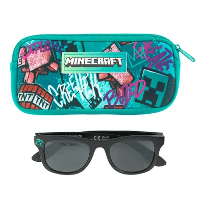 Cool Club, Okulary przeciwsłoneczne chłopięce, Etui, mix, Minecraft