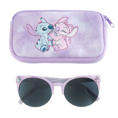 Cool Club, Okulary przeciwsłoneczne dziewczęce, Etui, fioletowe, Lilo i Stitch