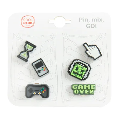 Cool Club, Ozdoby do butów chłopięce, mix, zestaw, 6 szt.