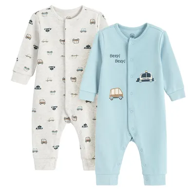 Cool Club, Pajac chłopięcy, mix, zestaw, 2 szt.