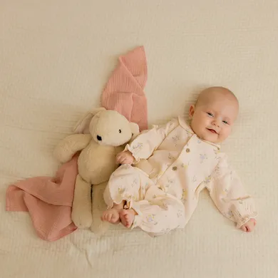 Cool Club, Pajac dziewczęcy, muślinowy, brzoskwiniowy