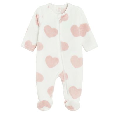 Cool Club, Pajac dziewczęcy, polarowy, biały