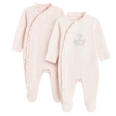 Cool Club, Pajac dziewczęcy, różowy, zestaw, 2 szt.