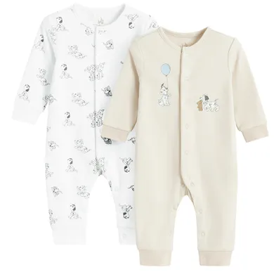 Cool Club, Pajac niemowlęcy, mix, 101 Dalmatyńczyków, zestaw, 2 szt.