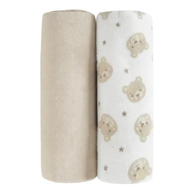 Cool Club, Pieluchy flanelowe niemowlęce, 70-80 cm, mix, zestaw, 2 szt.