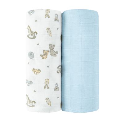 Cool Club, Pieluchy muślinowe chłopięce, 70-80cm, mix, zestaw, 2 szt.