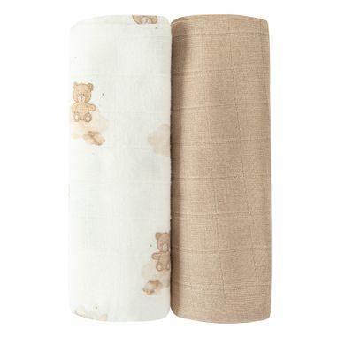 Cool Club, Pieluchy muślinowe niemowlęce, 70-80 cm, mix, zestaw, 2 szt.