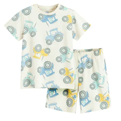 Cool Club, Piżama chłopięca, beżowa