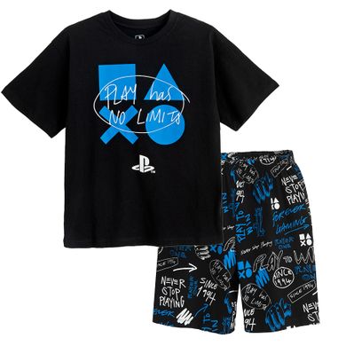 Cool Club, Piżama chłopięca, czarna, Playstation