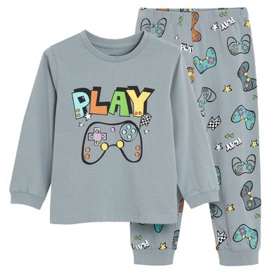 Cool Club, Piżama chłopięca, szara