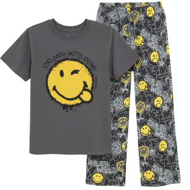 Cool Club, Piżama chłopięca, szara, SmileyWorld