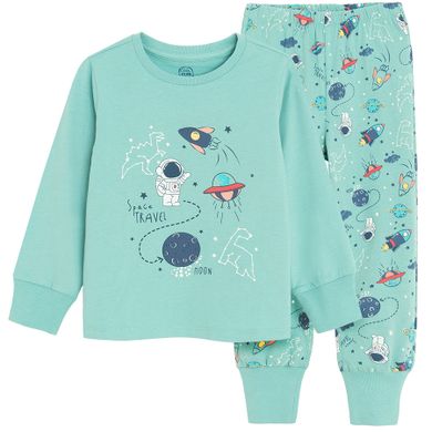 Cool Club, Piżama chłopięca, turkusowa