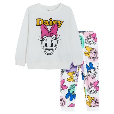 Cool Club, Piżama dziewczęca, biała, Daisy