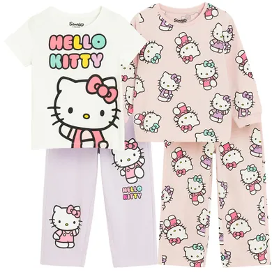 Cool Club, Piżama dziewczęca, mix, Hello Kitty, zestaw, 2 szt.