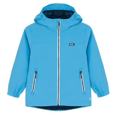 Cool Club, Przeciwdeszczowa kurtka chłopięca z kapturem, niebieska