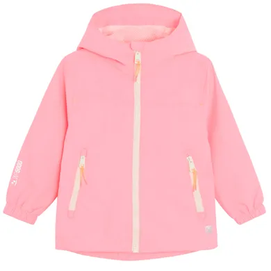 Cool Club, Przeciwdeszczowa kurtka dziewczęca z kapturem, różowa